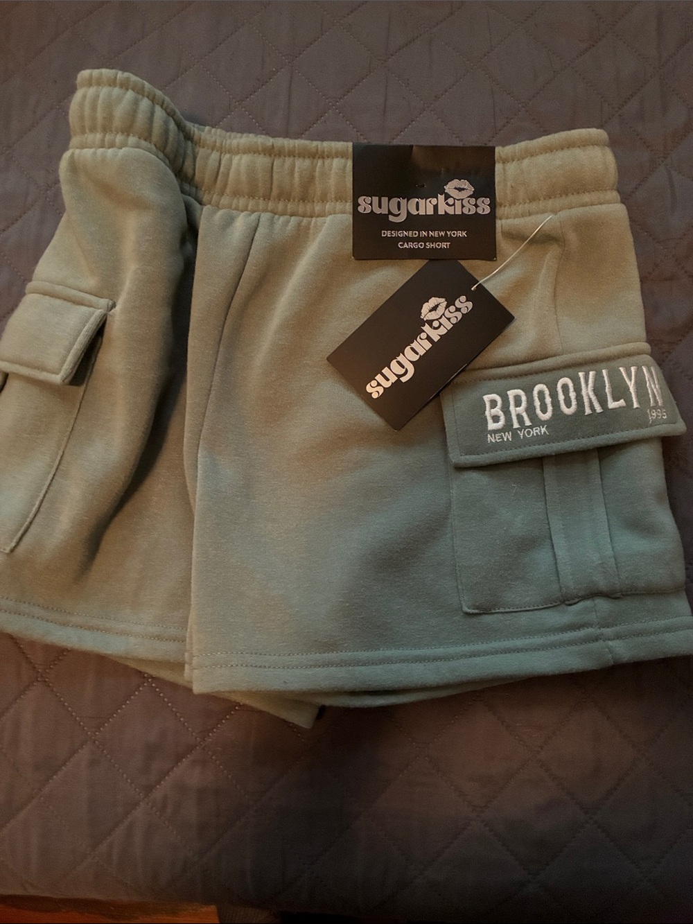 Women's Brooklyn Cargo Shorts - Sage Green